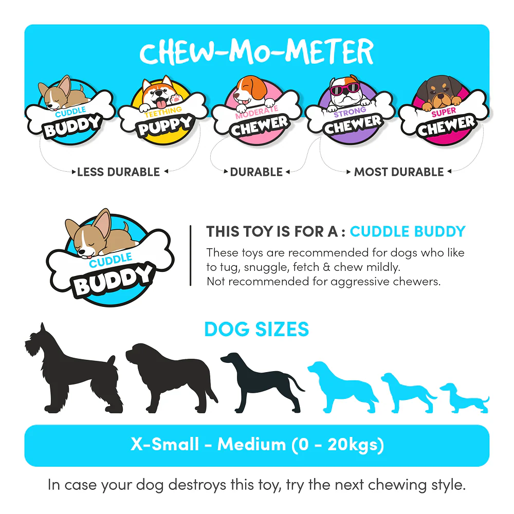 Barkbutler x Fofos Birthday Drink Plush Toy for Dogs - Image 3