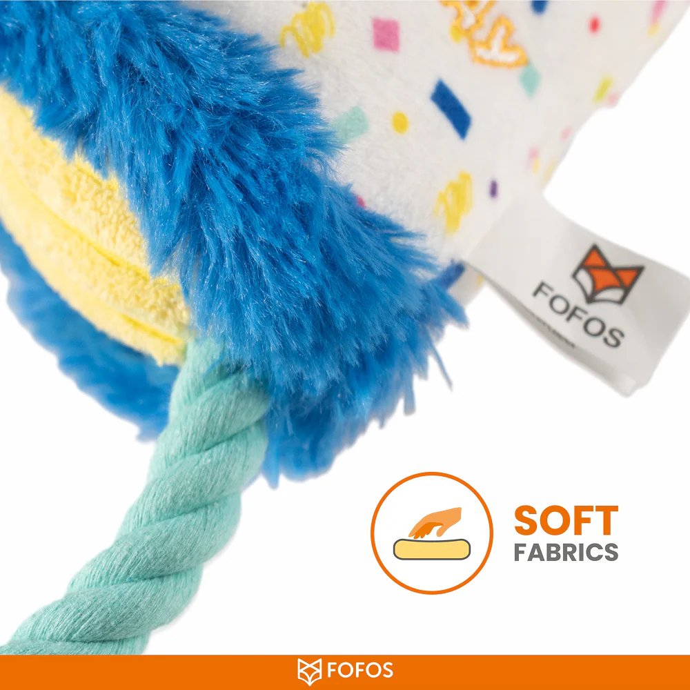 Barkbutler x Fofos Birthday Hat Plush Toy for Dogs - Image 7