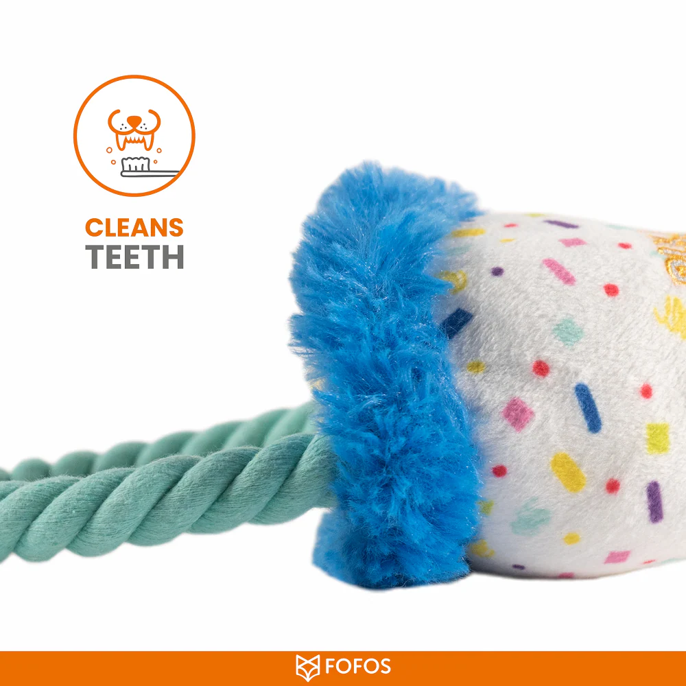 Barkbutler x Fofos Birthday Hat Plush Toy for Dogs - Image 8