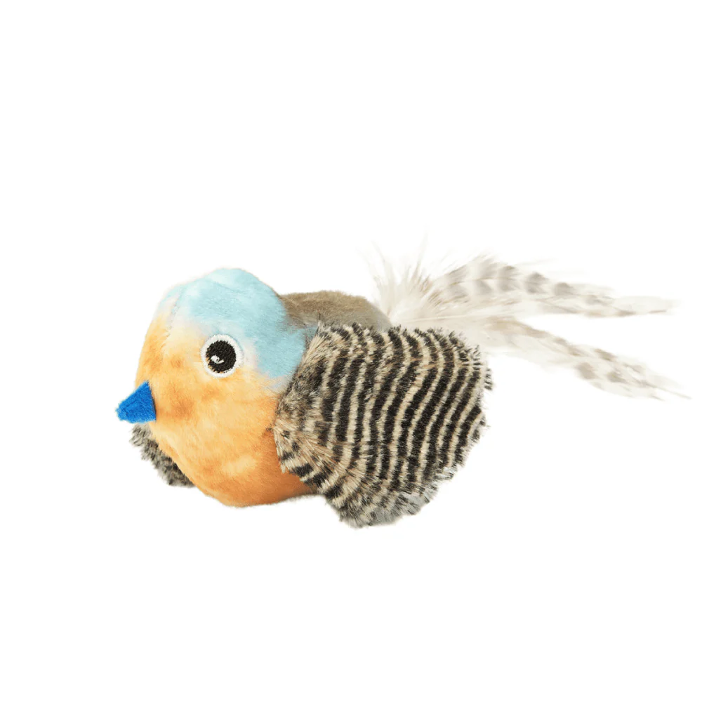 Barkbutler x Fofos Blue Bird with Catnip Balls Interactive Toy for Cats - Image 2