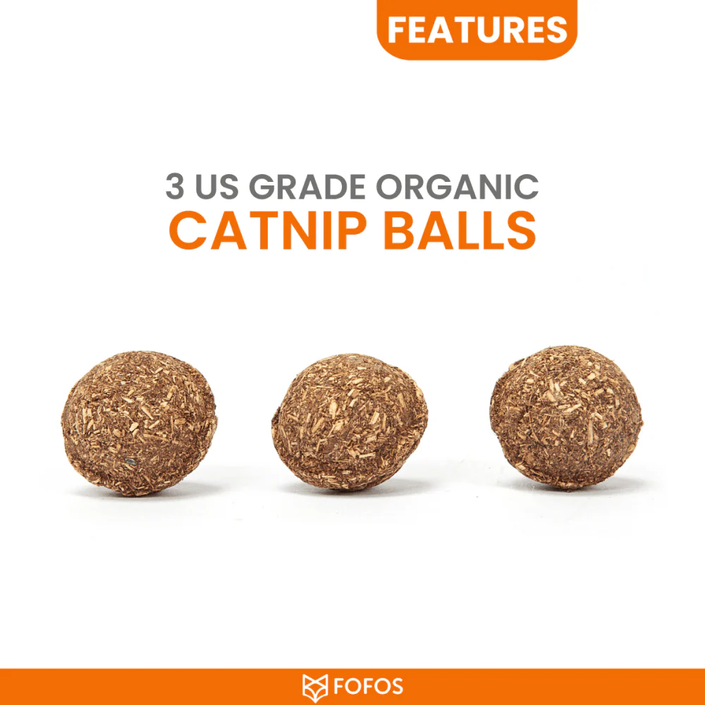 Barkbutler x Fofos Blue Bird with Catnip Balls Interactive Toy for Cats - Image 4