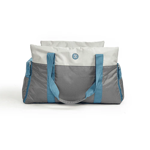 Barkbutler x Fofos Car Seat Carrier for Dogs and Cats (Grey/Blue) - Image 7