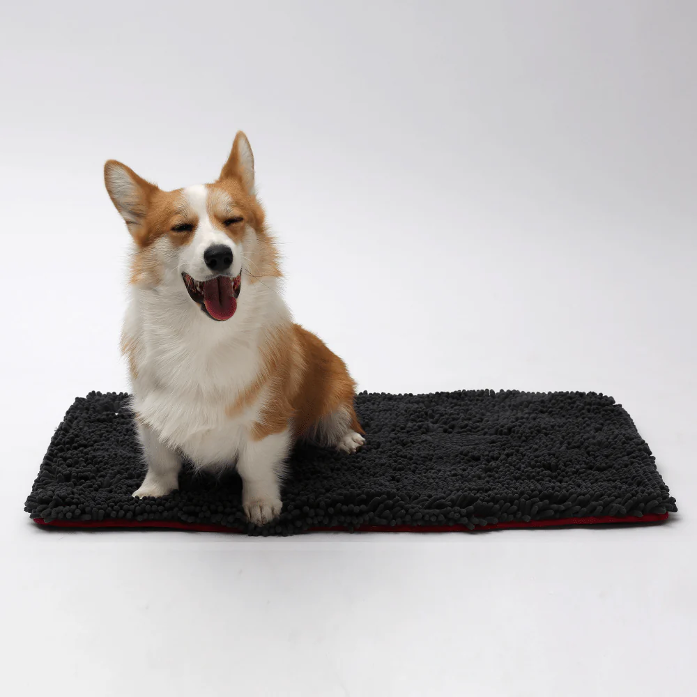 Barkbutler x Fofos Chenille Memory Foam Mat for Dogs and Cats (Grey) - Image 7