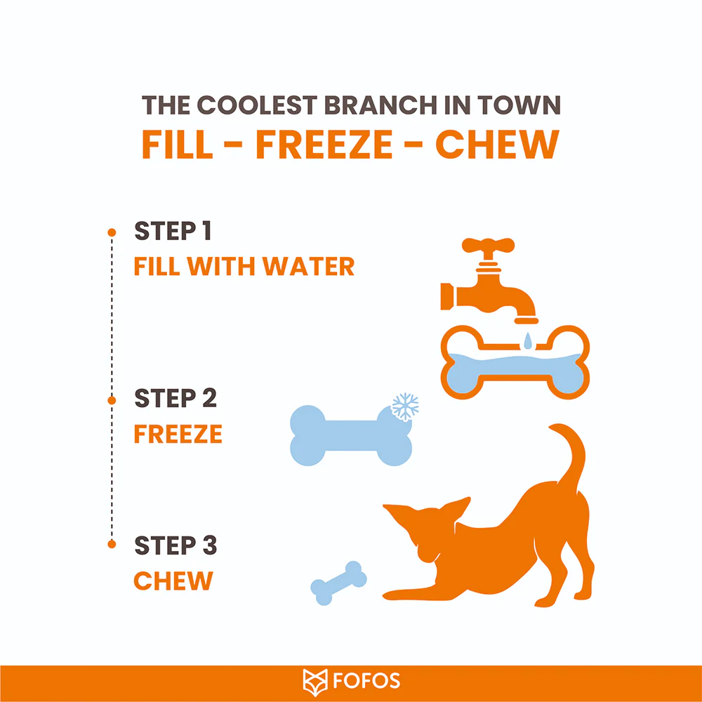 Barkbutler x Fofos Cooling Branch Chew Toy for Dogs - Image 4