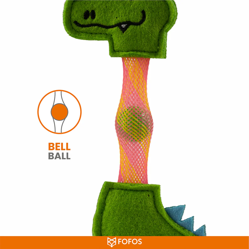 Barkbutler x Fofos Crocodile Flick Tube Catnip Toy for Cats - Image 5