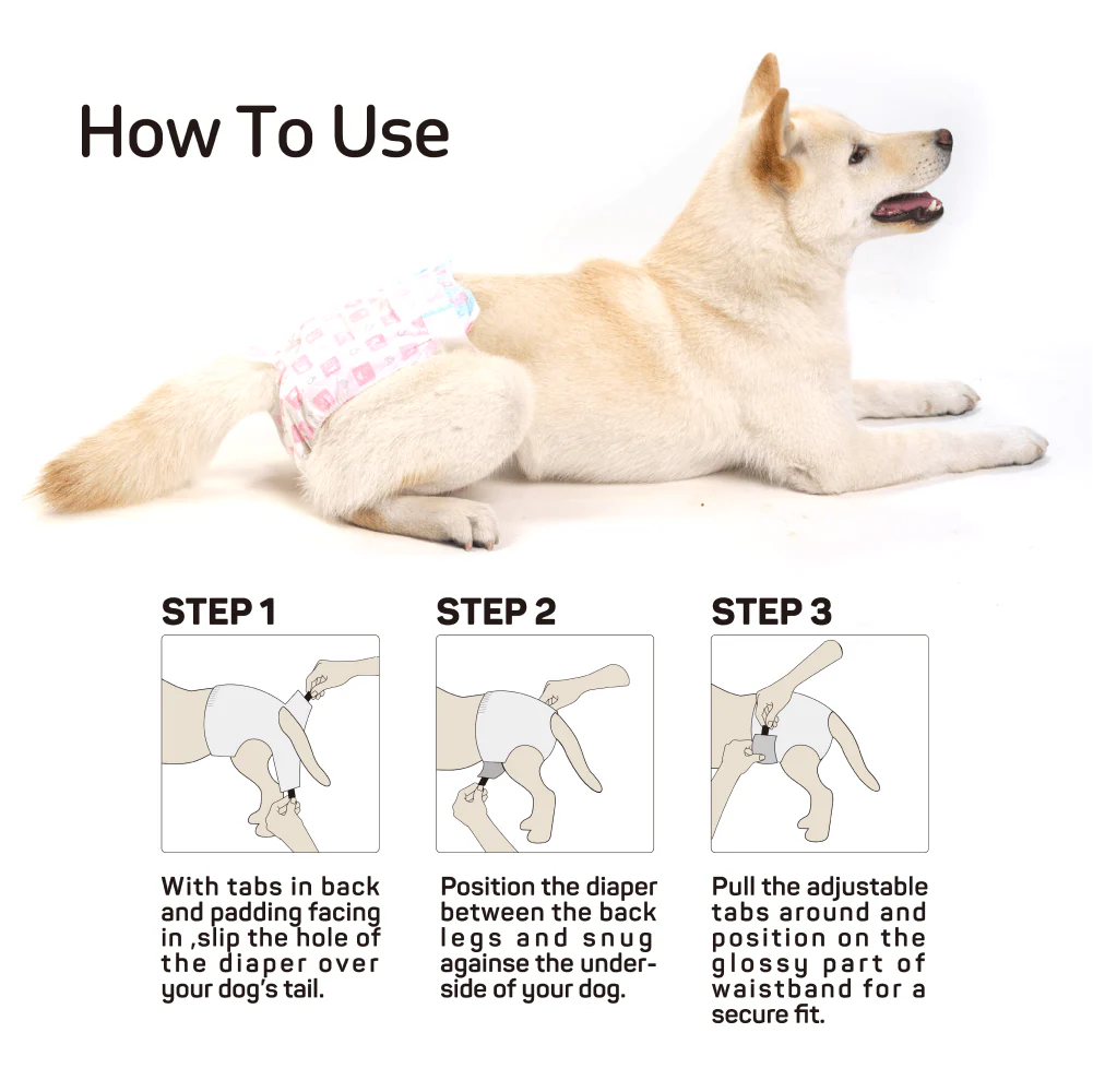 Barkbutler x Fofos Diaper for Female Dogs (25x33cm) - Image 4