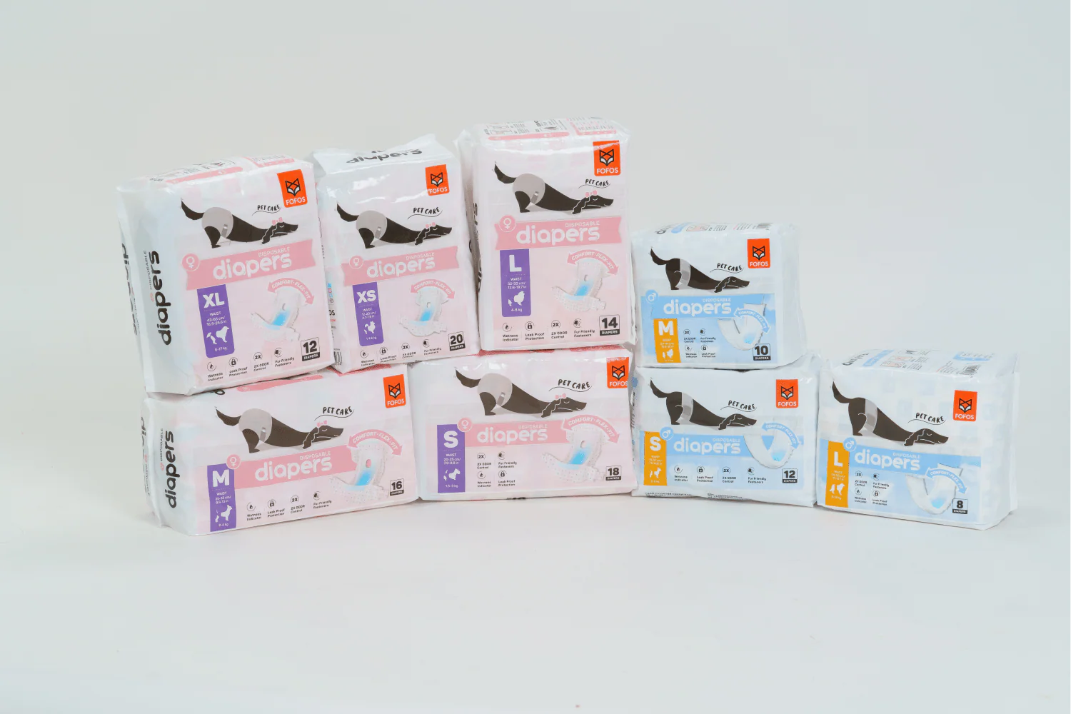 Barkbutler x Fofos Diaper for Female Dogs (25x33cm) - Image 8