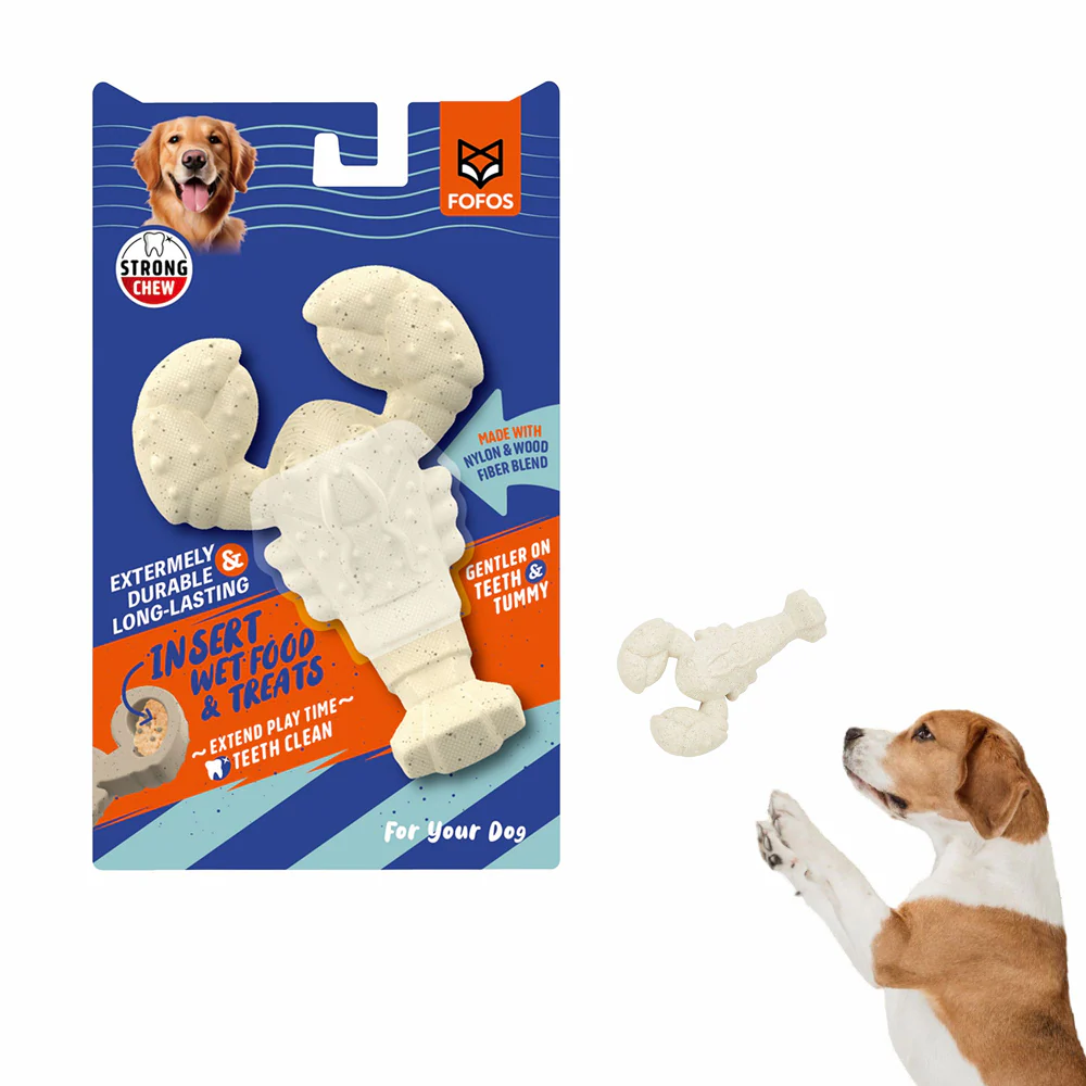 Barkbutler x Fofos Durable Lobster Chew Toy for Dogs - Image 3