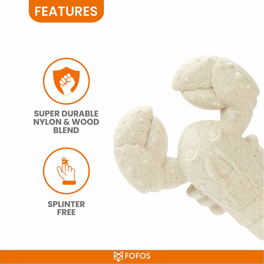Barkbutler x Fofos Durable Lobster Chew Toy for Dogs - Image 5