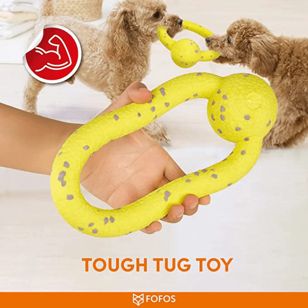 Barkbutler x Fofos Durable Puller Toy for Dogs (Yellow) - Image 10