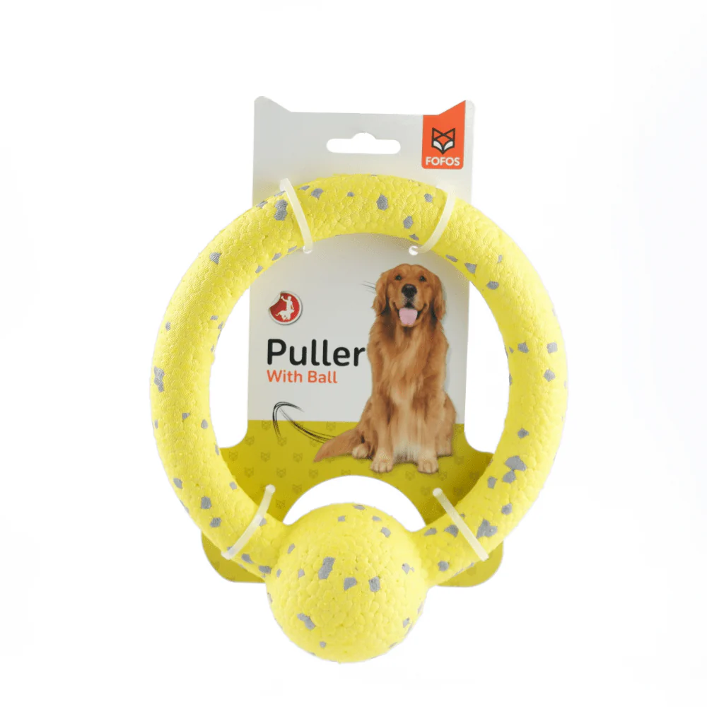 Barkbutler x Fofos Durable Puller Toy for Dogs (Yellow) - Image 2