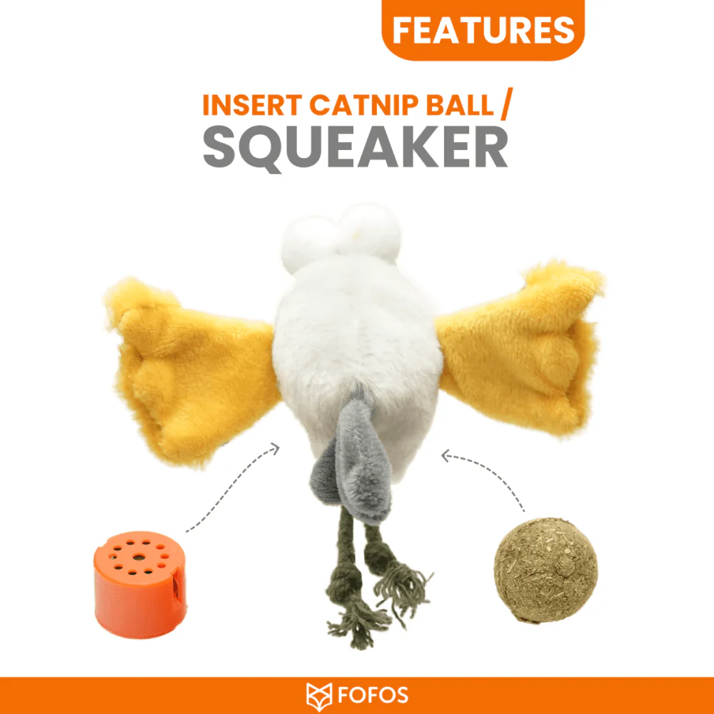 Barkbutler x Fofos Eagle with Catnip Balls Interactive Toy for Cats - Image 6
