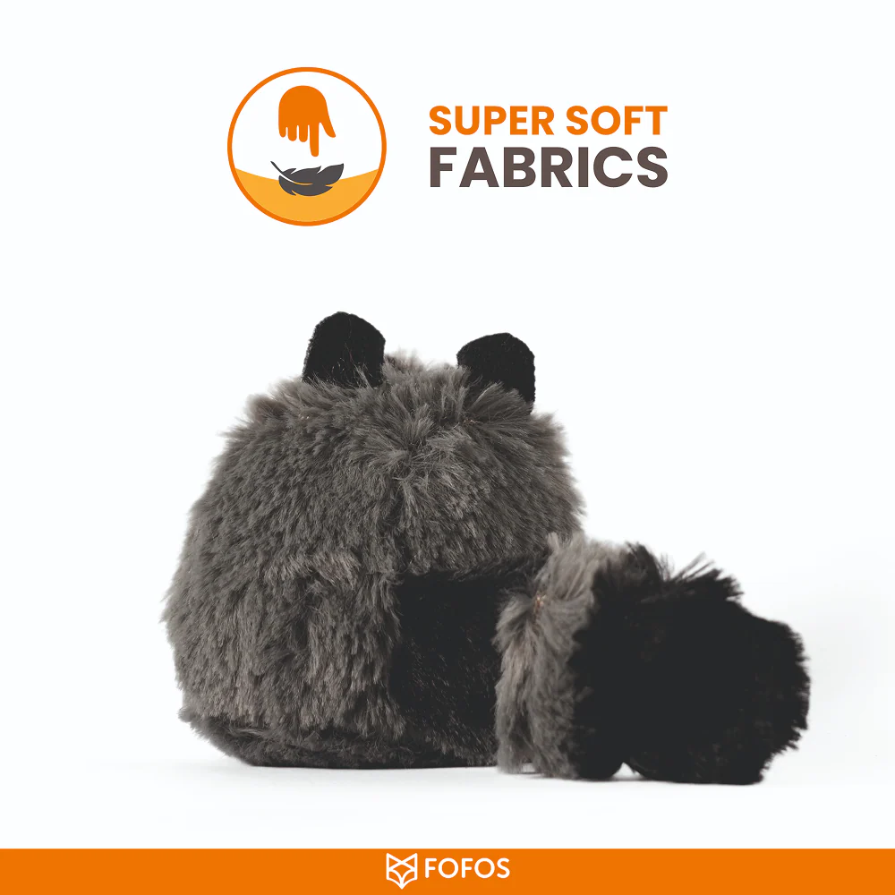 Barkbutler x Fofos Floppy Crinkle Raccoon Catnip Toy for Cats - Image 4