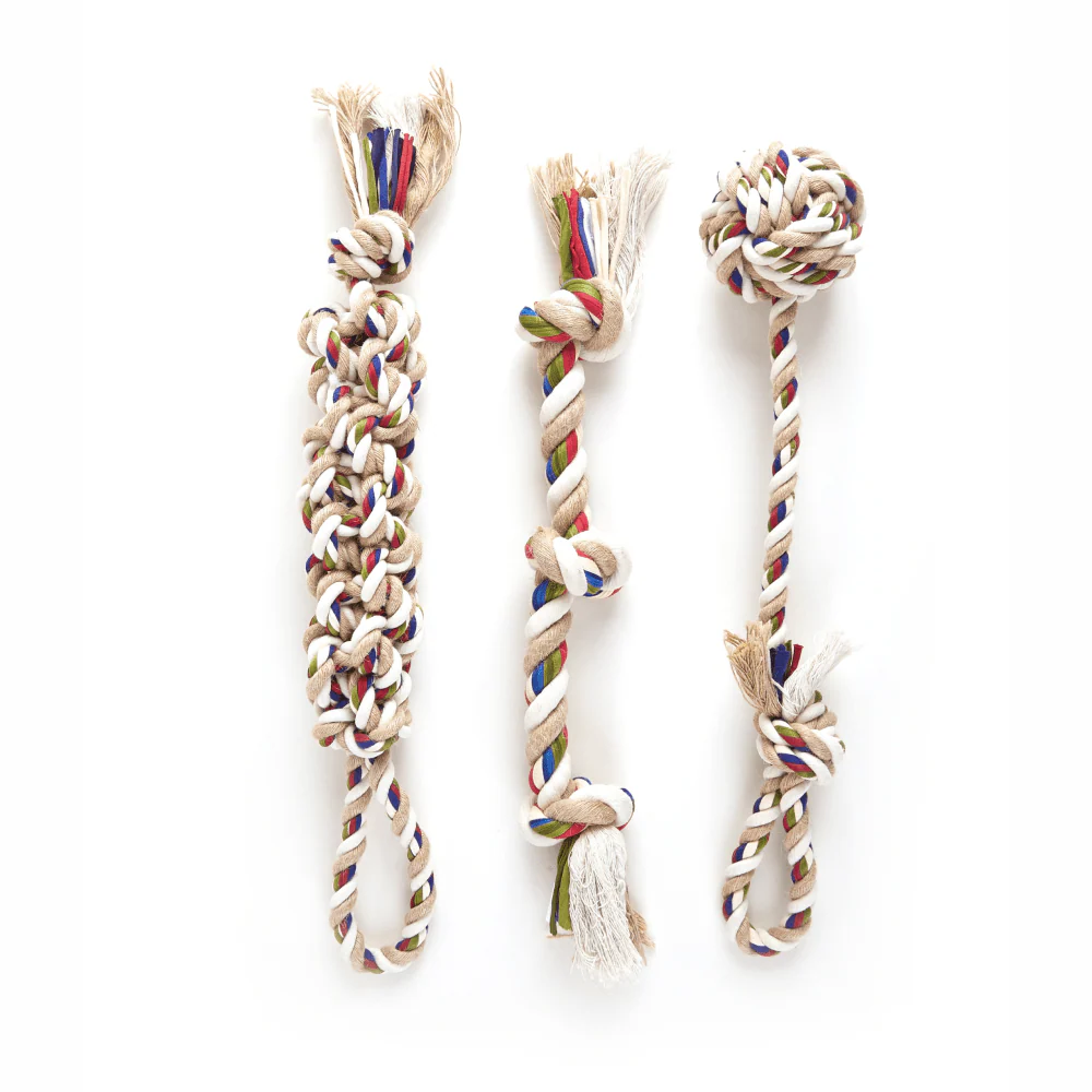 Barkbutler x Fofos Flossy Rope Toy Braided for Dogs - Image 7