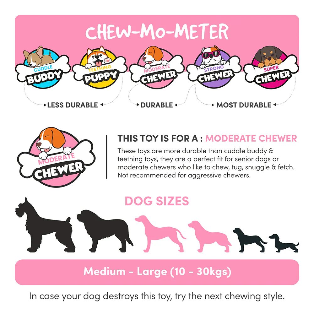 Barkbutler x Fofos Flossy Rope Toy for Dogs - Image 4