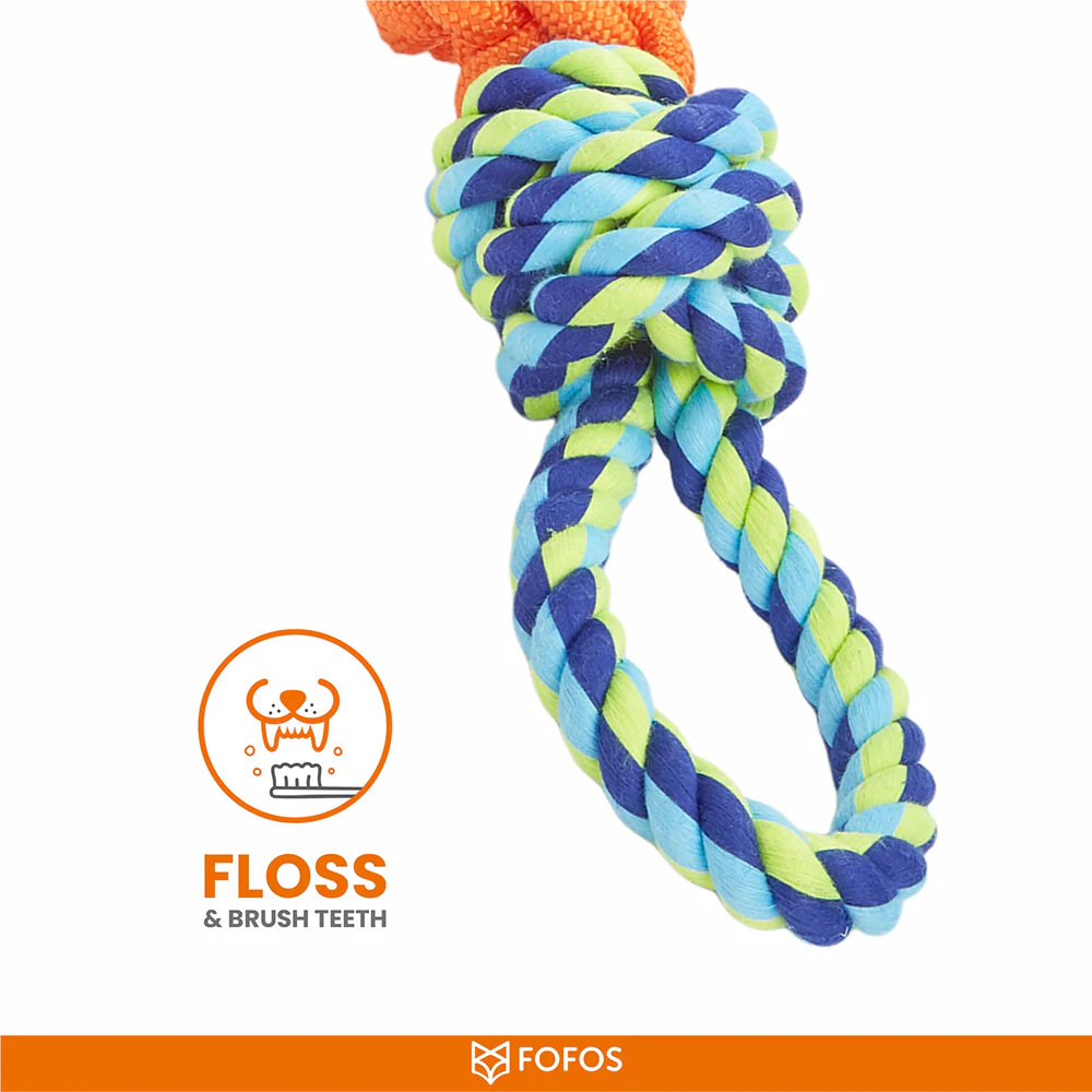Barkbutler x Fofos Flossy Rope Toy for Dogs - Image 8