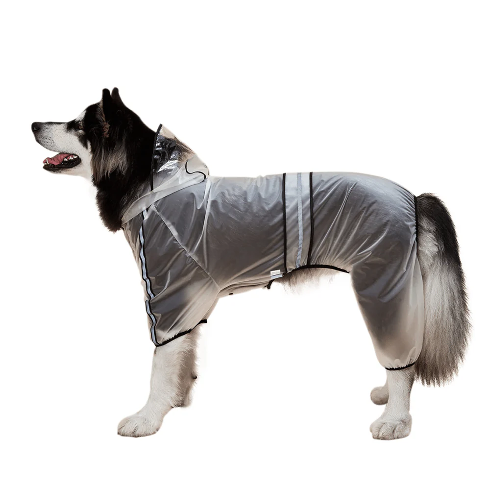 Barkbutler x Fofos Four Leg Black Raincoat for Dogs (Button Up Style) - Image 3