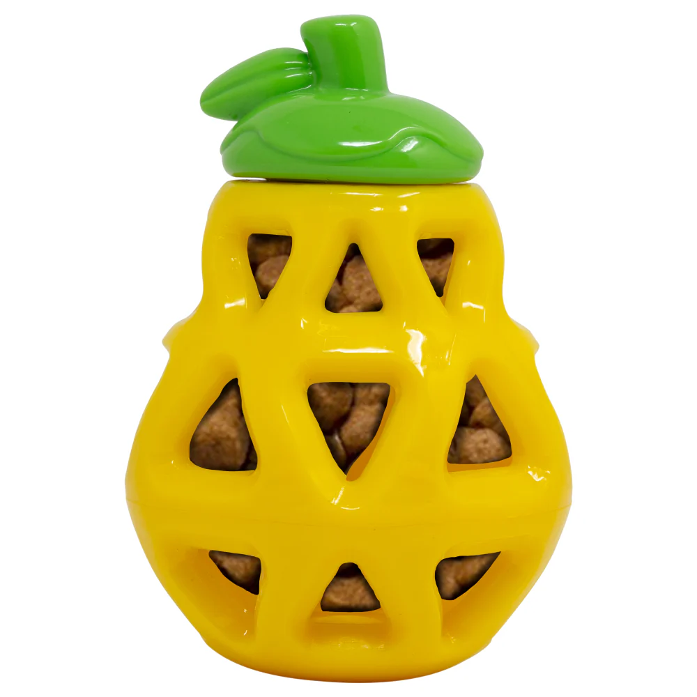 Barkbutler x Fofos Fruity Bites Treat Dispensing Pear for Dogs - Image 3