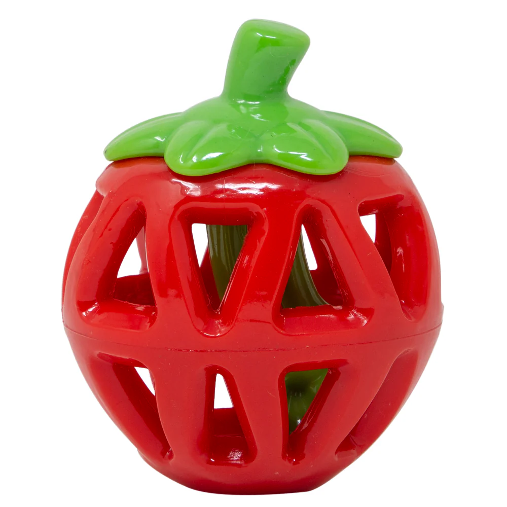 Barkbutler x Fofos Fruity Bites Treat Dispensing Strawberry Toy for Dogs - Image 7