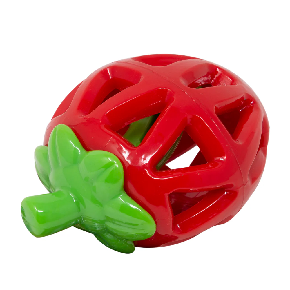 Barkbutler x Fofos Fruity Bites Treat Dispensing Strawberry Toy for Dogs - Image 8