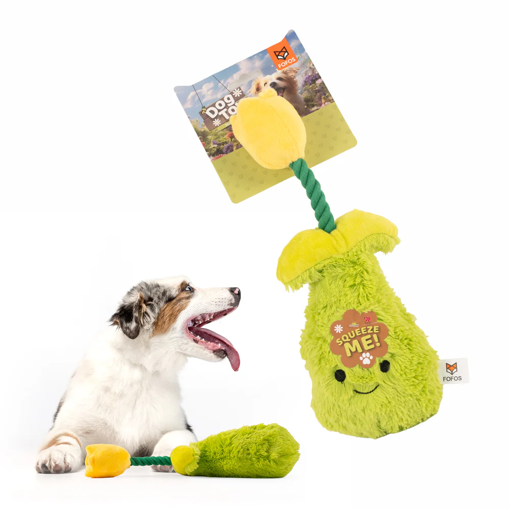 Barkbutler x Fofos Garden Tulip Plush Toy for Dogs - Image 4