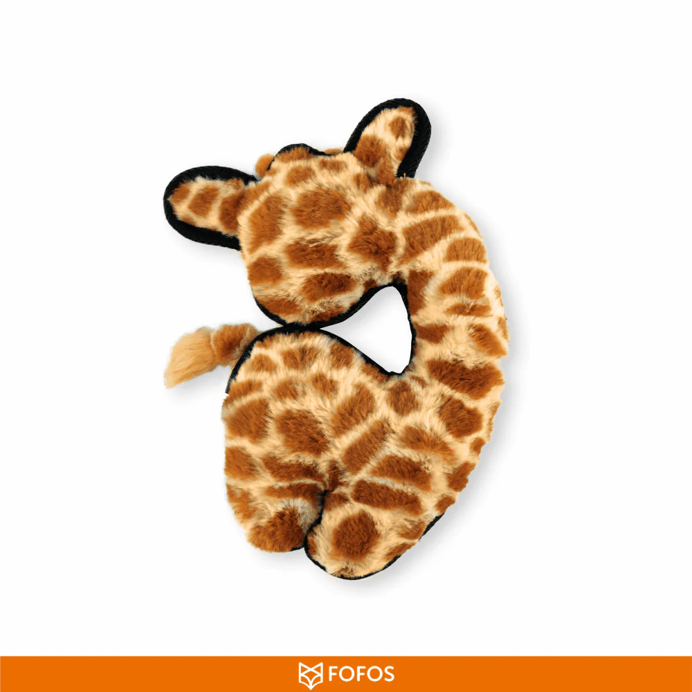 Fofos Safari Line Giraffe Plush Toy for Dogs (Brown) - Image 5