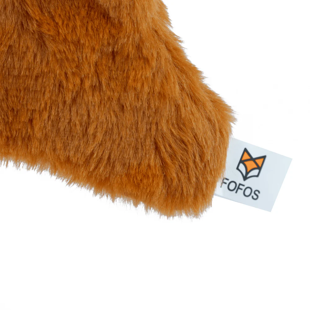 Barkbutler x Fofos Glove Plush Fox Toy for Dogs | For Soft Chewers - Image 5