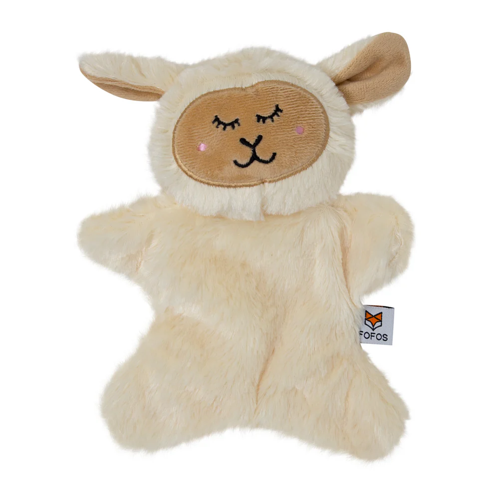 Barkbutler x Fofos Glove Plush Sheep Toy for Dog and Cats (Beige) - Image 5