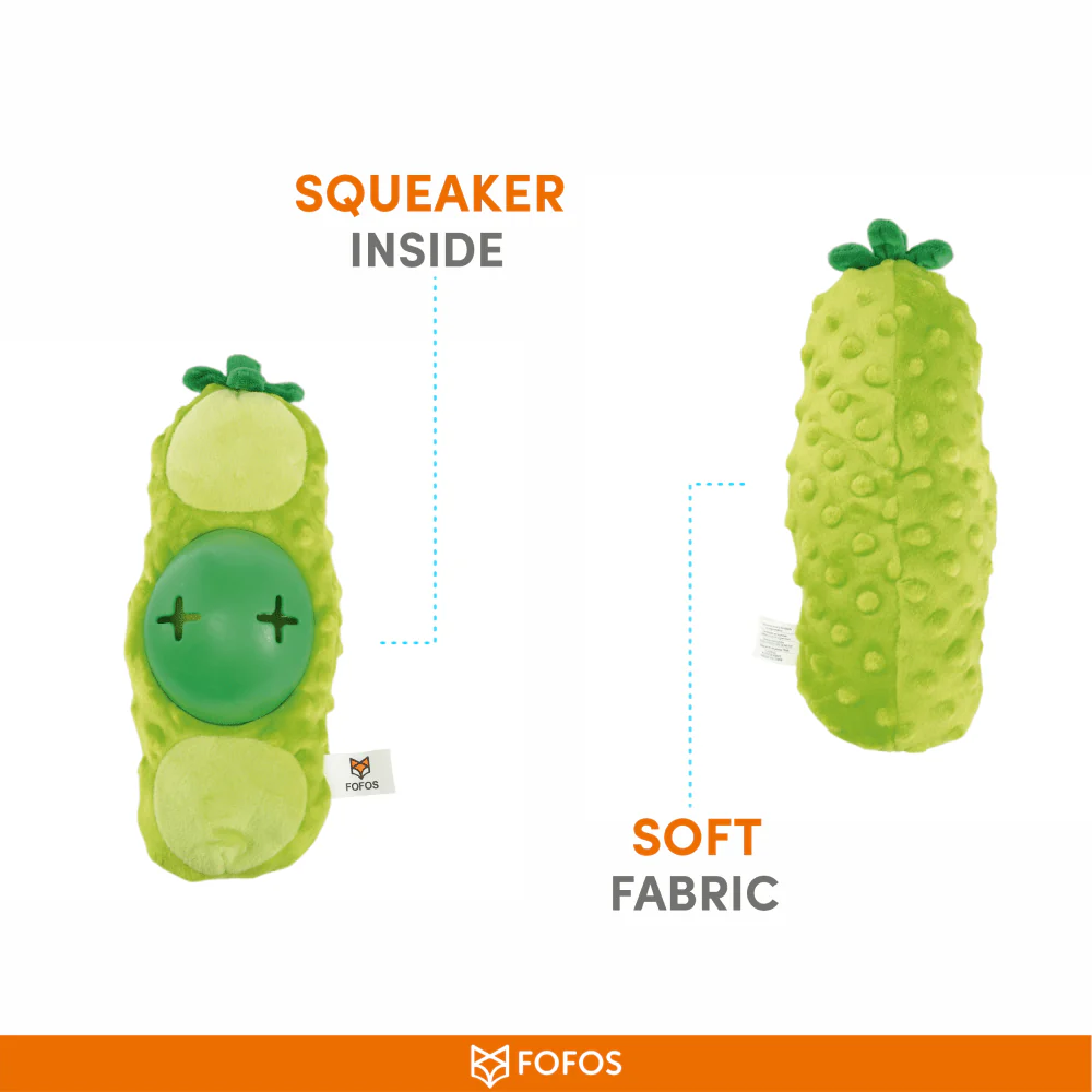 Barkbutler x Fofos Green Bean Treat Toy for Dogs (Green) - Image 5
