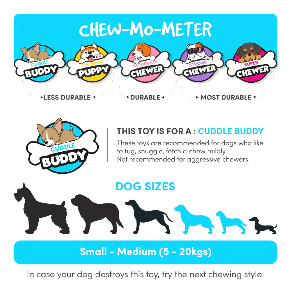 Barkbutler x Fofos Latex Bi Ape Toy for Dogs - Image 3