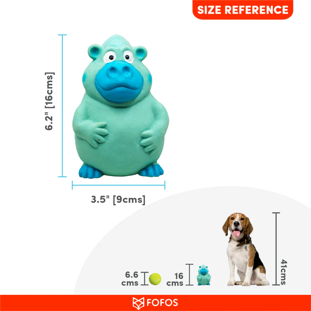 Barkbutler x Fofos Latex Bi Ape Toy for Dogs - Image 6