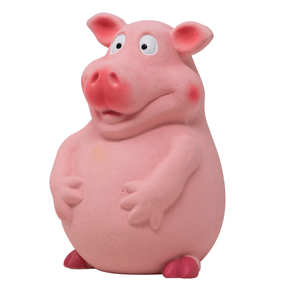 Barkbutler x Fofos Latex Bi Pig Toy for Dogs - Image 4
