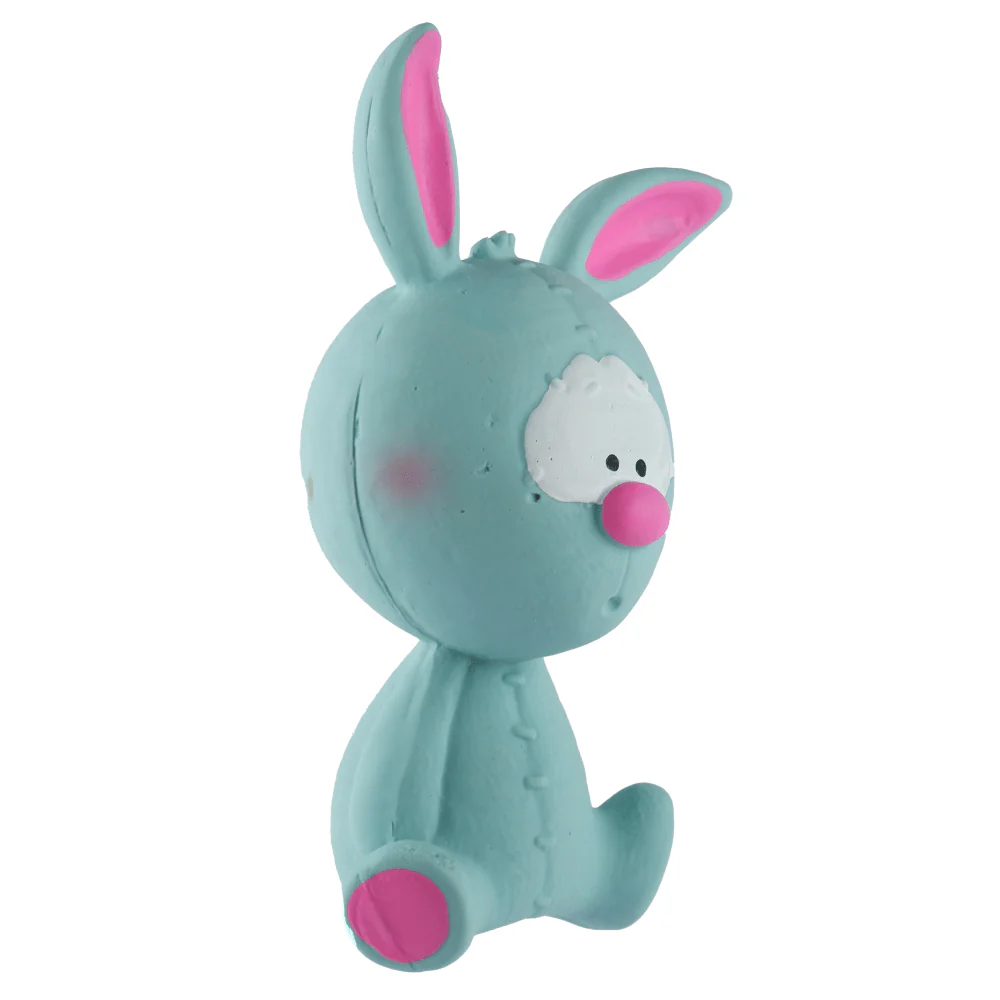 Barkbutler x Fofos Latex Bi Rabbit Toy for Dogs | For Medium Chewers (Blue) - Image 6