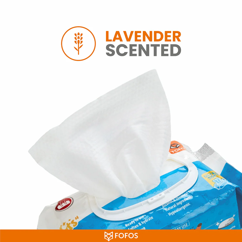 Barkbutler x Fofos Lavender Scented Cleaning Wipes for Pets - Image 3