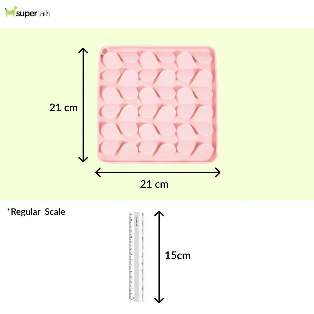 Barkbutler x Fofos Licking Mat for Dogs and Cat (Pink) - Image 2
