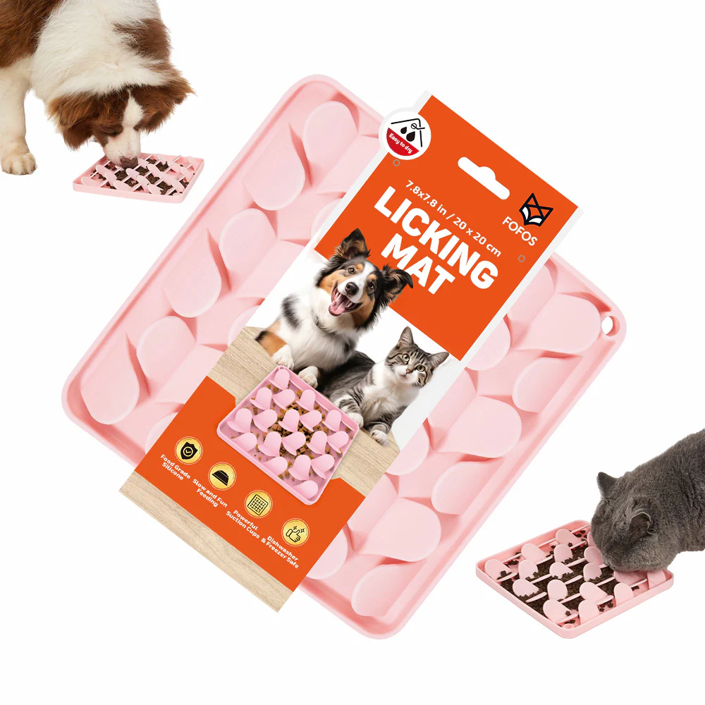 Barkbutler x Fofos Licking Mat for Dogs and Cat (Pink) - Image 3