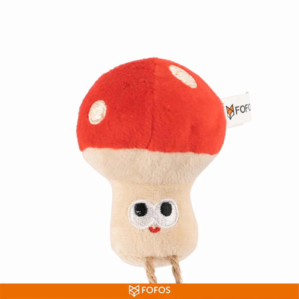 Barkbutler x Fofos Mushroom Catnip Toy for Cats - Image 7