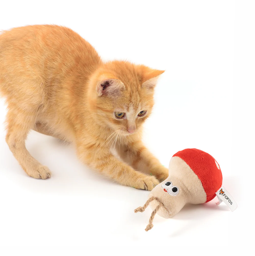 Barkbutler x Fofos Mushroom Catnip Toy for Cats - Image 8