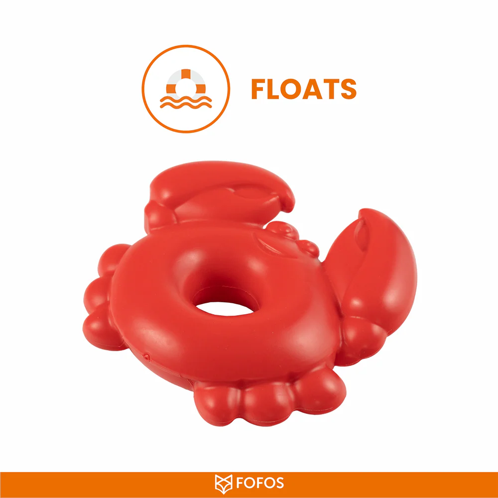 Barkbutler x Fofos Ocean Crab Squeaky Chew Toy for Dogs - Image 5