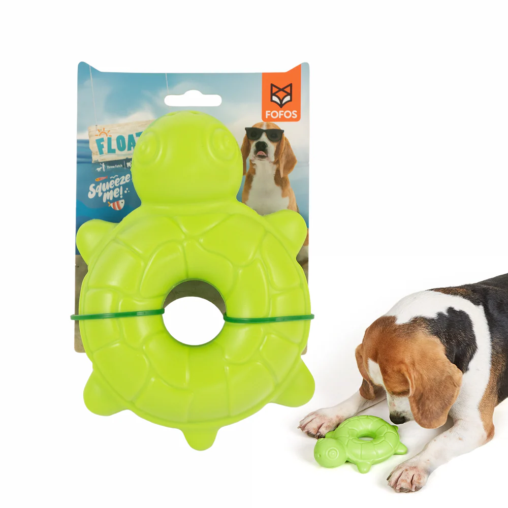 Barkbutler x Fofos Ocean Turtle Squeaky Chew Toy for Dogs - Image 3