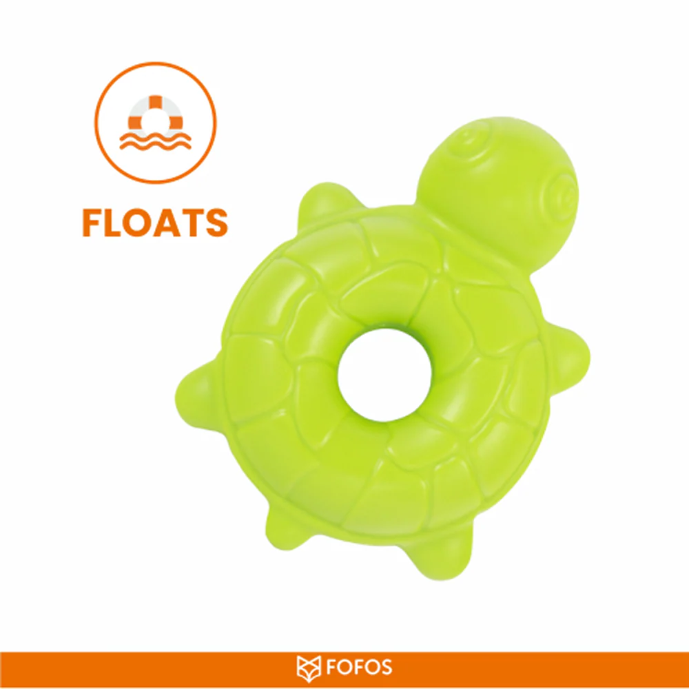 Barkbutler x Fofos Ocean Turtle Squeaky Chew Toy for Dogs - Image 5