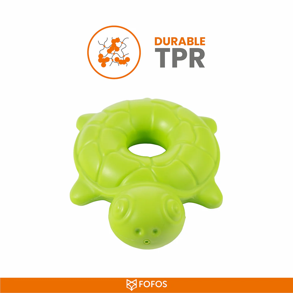 Barkbutler x Fofos Ocean Turtle Squeaky Chew Toy for Dogs - Image 6