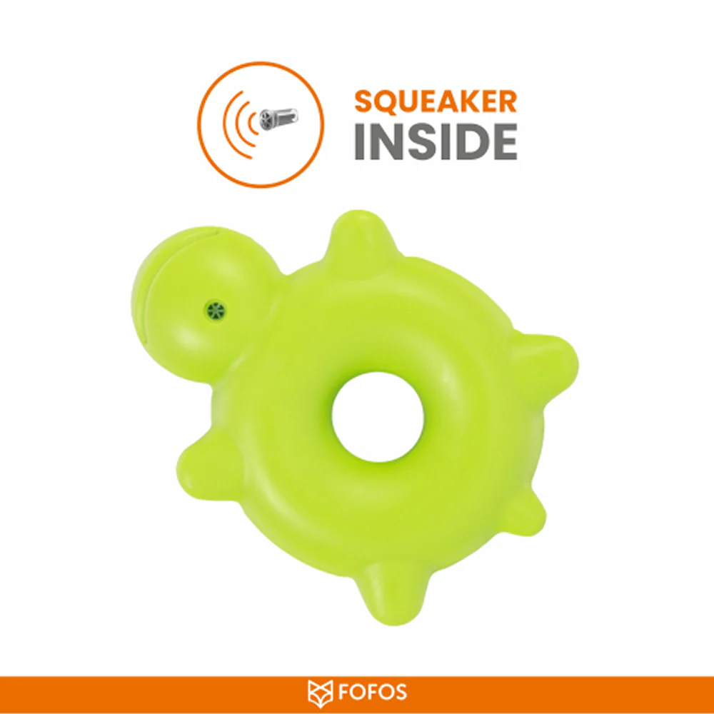 Barkbutler x Fofos Ocean Turtle Squeaky Chew Toy for Dogs - Image 7