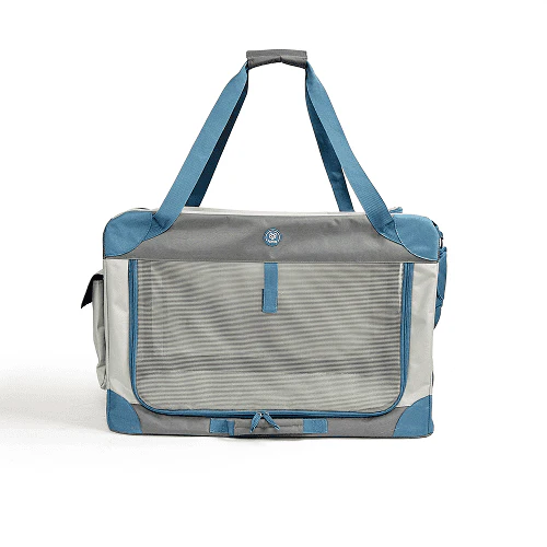 Barkbutler x Fofos Outdoor Camping Carrier for Dogs and Cats (Grey/Blue) - Image 3