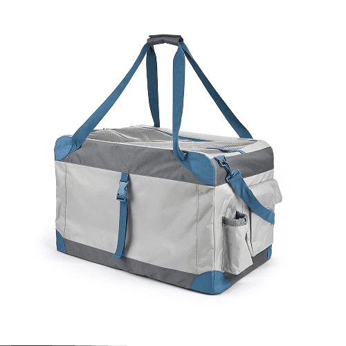 Barkbutler x Fofos Outdoor Camping Carrier for Dogs and Cats (Grey/Blue) - Image 4