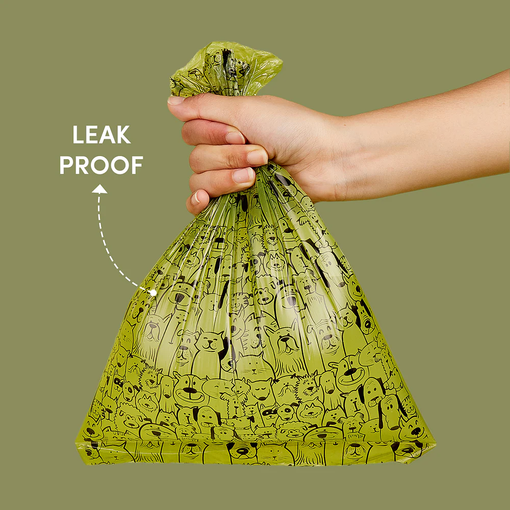 Barkbutler x Fofos Plush Racoon Poop Bags for Dogs and Cats - Image 3
