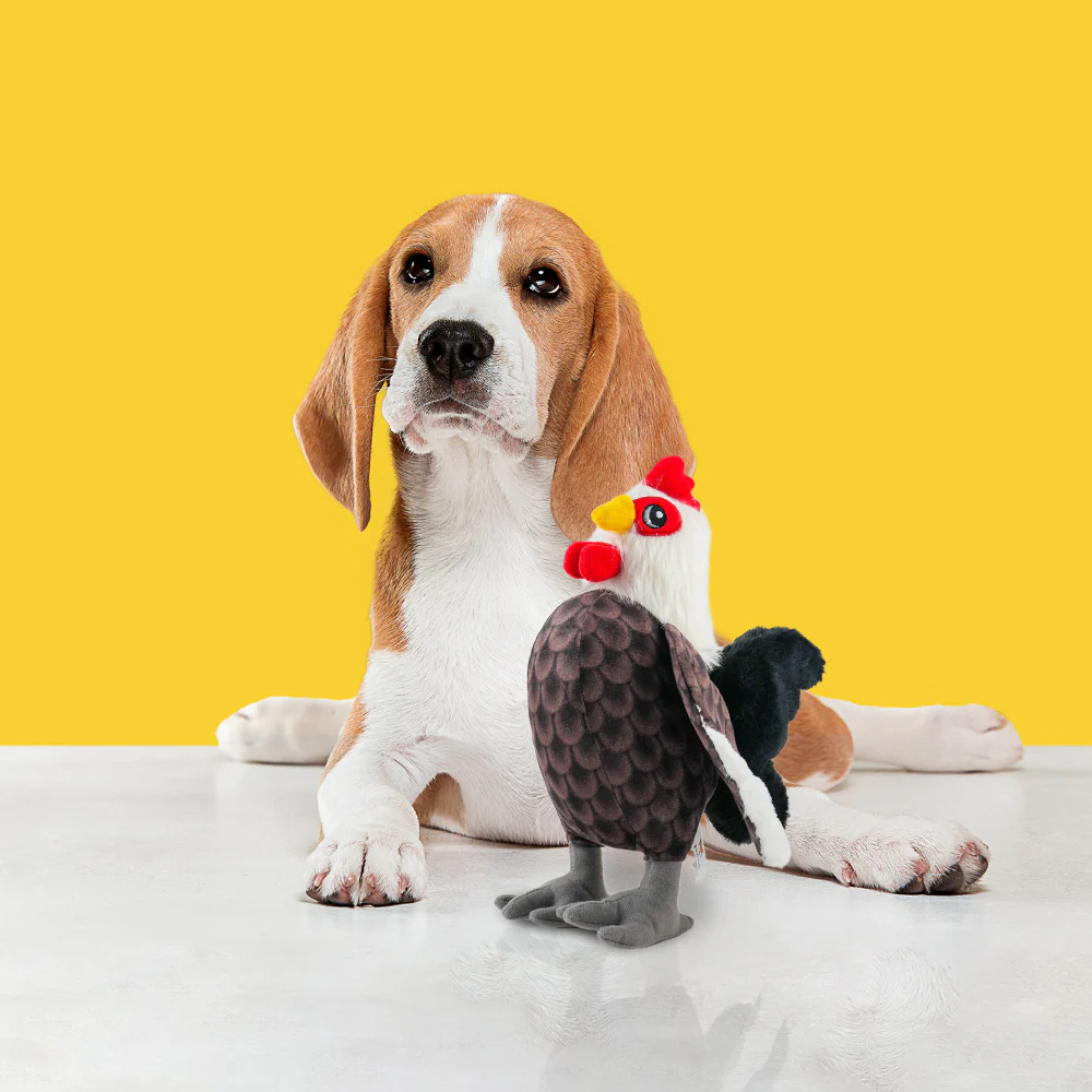 Barkbutler x Fofos Plush Rooster Toys for Dogs - Image 8