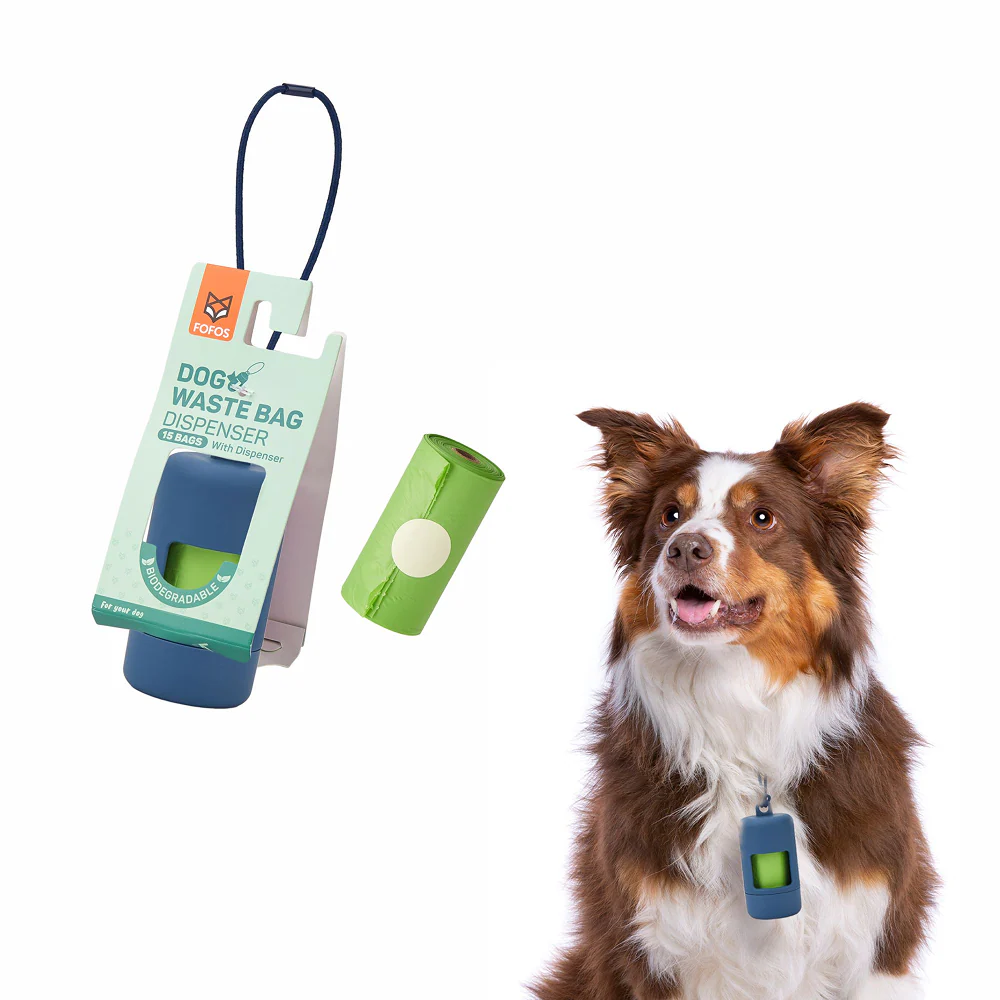 Barkbutler x Fofos Poop Bags Set for Dogs and Cats (Navy) - Image 3