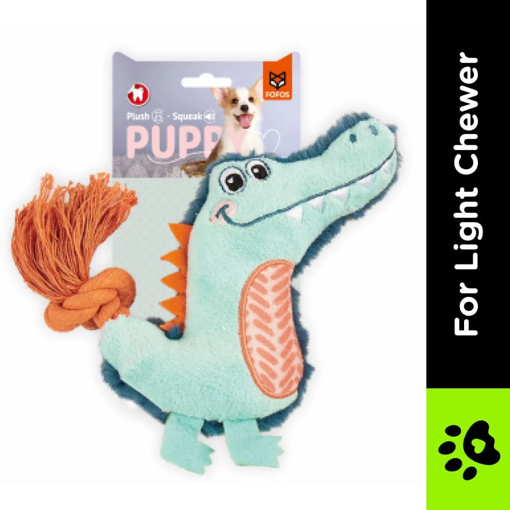 Barkbutler x Fofos Puppy Alligator Toy for Dogs - Image 2