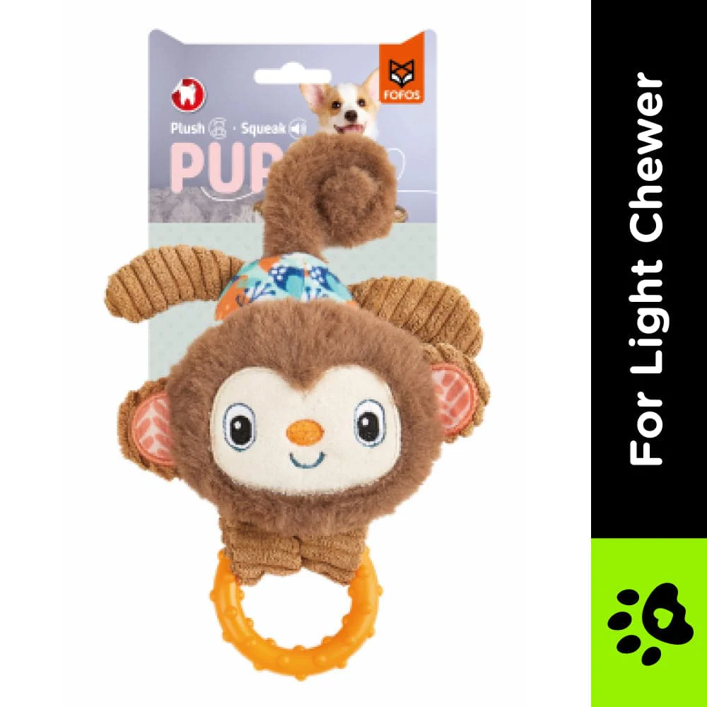 Barkbutler x Fofos Puppy Monkey Toy for Dogs - Image 2